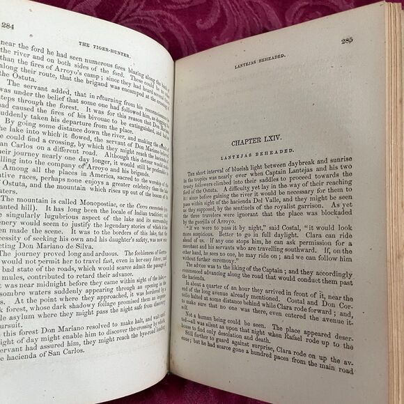 1865 The Tiger-Hunter; or, A Hero in Spite of Himself by Capt. Mayne Reid - Picture 8 of 10